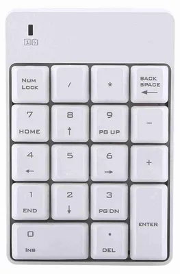 Zdjęcie produktu dla 2.bezprzewodowa klawiatura numeryczna USB 4 GHz z 18 klawiszami Laptop PC Nowy Biały