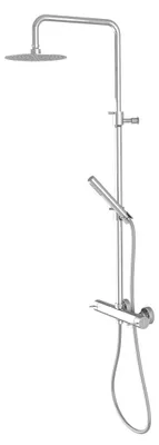 Produktbild von Sapho ULTRASAN Duschsäule mit Armatur, rund, Chrom