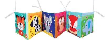 Zdjęcie produktu dla Miękka książeczka sensoryczna Harmonijka kolorowa, TULIFUN