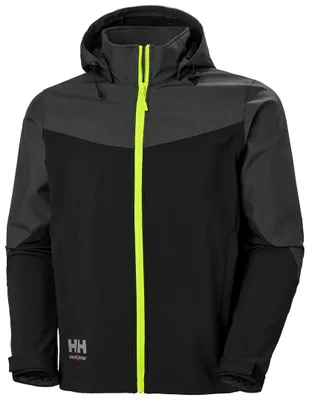Produktbild von HELLY HANSEN Oxford Softshell-Jacke 74290 Gr. 2XL BLACK, Größe:XL, Farbe:black