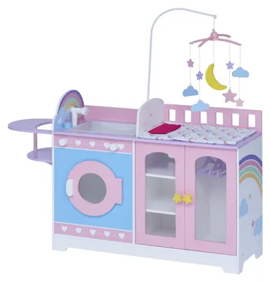 Produktbild von Olivia's Little World Von Teamson Kids 6-in-1 Wickeltisch Station Für Puppen Kin
