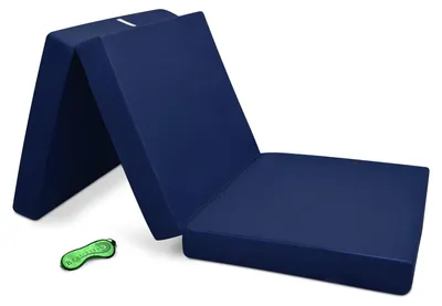 Immagine prodotto di Materasso pieghevole - Materasso ospiti - Materasso da campeggio - 60 x 190 x 7 cm - Schiuma - Nero