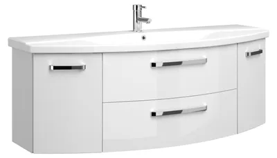Produktbild von Waschtischunterschrank pelipal Xpressline 4010 140 cm weiß hochglanz