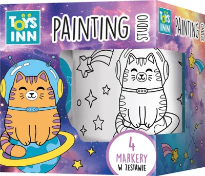 Produktbild von STNUX Becher Katze im Weltraum 4Marker STN9384 99384