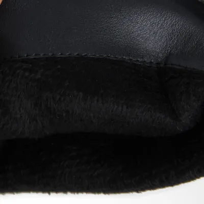 Produktbild von topschuhe24 3220 Damen Velours Stiefeletten Fold Over Booties, Farbe:Schwarz, Größe:39 EU