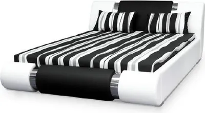 Obrázek produktu pro Leder Bett Lederbett 140/160/180X200Cm Polsterbett Design Doppelbett " Eu