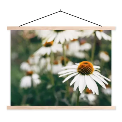 Obrázek produktu pro MuchoWow® Textilní plakát - Květiny - Podzim - botanické - 40x30cm - S hnědými lamelami