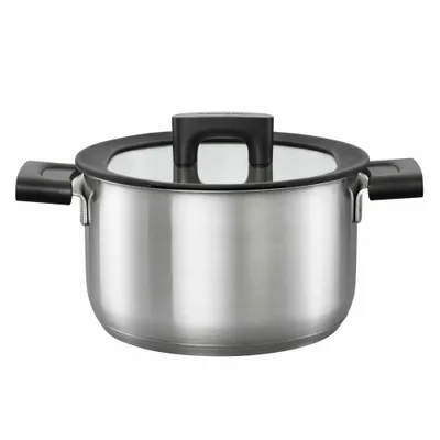 Produktbild von Fiskars - Hard Face Steel Kasserolle, 3,5 Liter (Volumen)