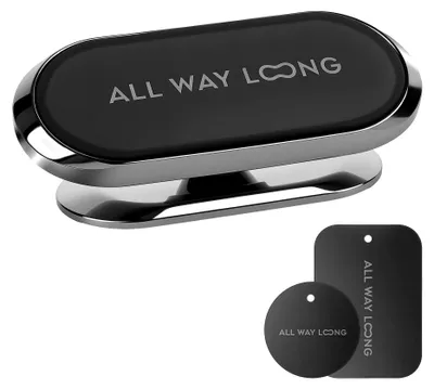 Productafbeelding van Telefoonhouder Auto Magnetisch - Dashboard - Extreem Sterke Magneet - 360º Draai & Kantelbaar - GSM Houder - Telefoonhouders Auto - Auto Accessoires - Zwart