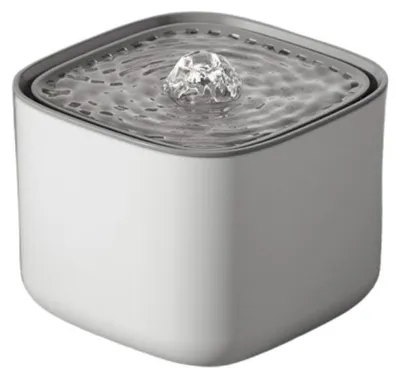 Obrázok produktu pre INF Fontána pre domáce zvieratá - 3L, automatický filter, tichá, sivo-biela