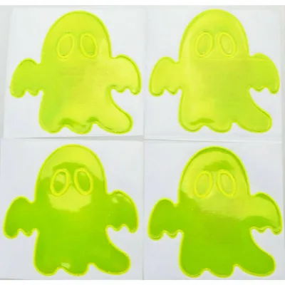 Produktbild von 20x Reflektorsticker Geist 4er Sicherheit Schutz Kinder Reflexstreifen Aufkleber