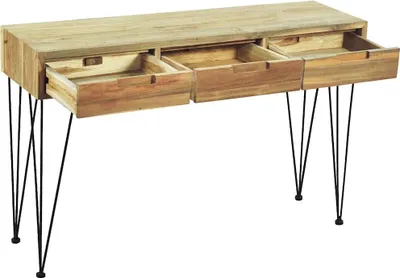 Produktbild von vidaXL Konsolentisch 120 x 35 x 76 cm Teak Massiv