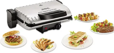 Produktbild von TEFAL Minute Grill GC2050 - Schwarz - Silber - Aluminium - Rechteckig - Rost - 300 x 170 mm - 1600 W