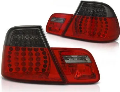 Obrázek produktu pro Zadní LED světla pro BMW E46 Coupe rok 03-06 červená/kouřová