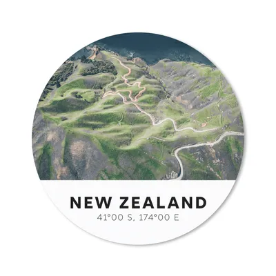 Produktbild von MuchoWow® Mauspad Mousepad Meer - Neuseeland - Grün 20x20 cm - Mousepads - Maus Mat - Pad - Mausunterlage - Schreibtischmatte