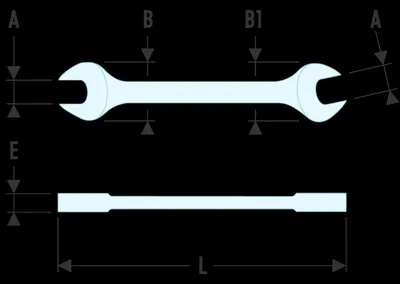 Produktbild von Facom Maulschluessel "Serie 44" 25x28 mm