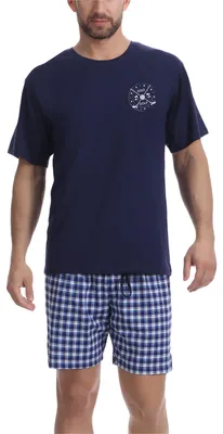 Produktbild von Timone Herren Schlafanzug TI30-108 (Dunkelblau 2074/03, M)