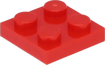 Image de Lego® 2x2 panneaux 3022 - 1 pièce rouge