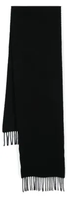 Image de Écharpe pour homme J.Lindeberg, modèle FMAC11882-9999, couleur : noir, taille unique
