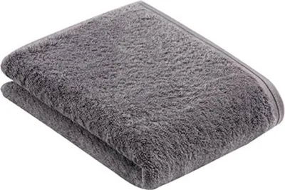 Immagine prodotto di Vossen 118085 | Asciugamano da doccia Vegan Life, 67 x 140 cm - Colore: Grigio scuro - Dimensioni: 67 x 140 cm