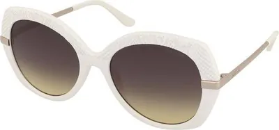 Produktbild von Guess GU00215 Shiny ivory 55/18/140 Damen Sonnenbrillen