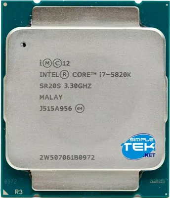 Produktbild von Intel Core i7-5820K, Intel® Core™ i7 der Produktreihe X, LGA 2011-v3, 22 nm, Einschub, Intel, i7-5820K
