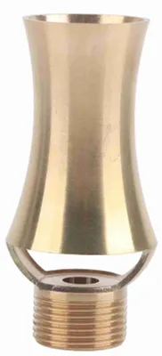 Produktbild von Brunnenkopf aus Messing – Kaskaden-Zierbrunnen mit Wasserfall – Verstellbarer Kopf – 10 cm – Innen-/Außenbereich – Spektakuläre Wasserfontäne – Wasserspeier