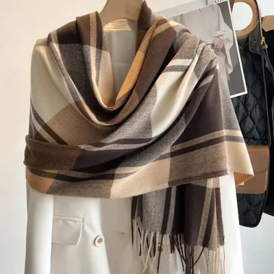 Immagine prodotto di Sciarpa ME-33770 Marrone - Eleganza e Comfort KP33770