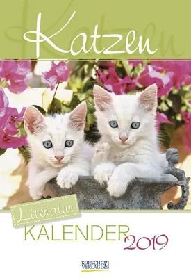 Produktbild von Literaturkalender Katzen 2019