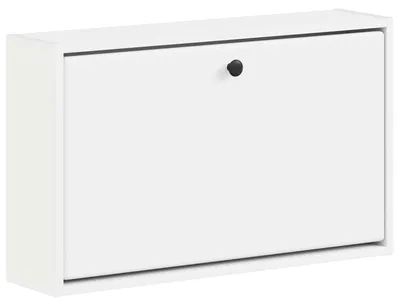 Imagen del producto de Armario de zapatos de pared, modelo BREDA, 71 x 17 x 43 cm, fabricado en material de madera