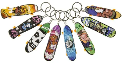 Produktbild von Duckiez Schlüsselanhänger Skateboard – 48 Stück