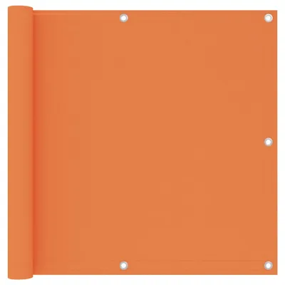 Image de Vidaxl Balcony Bildschirm 90 x 500 cm Tissu Oxford Orange