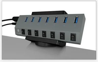 Obrázek produktu pro ICY BOX IB-MSA106-HH, USB hub, Pasivní držák, Vnitřní, Černá