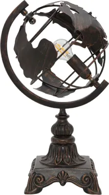 Produktbild von Mauro Ferretti Tischlampe Weltwirtschaft E14 24x20x40 cm dunkel