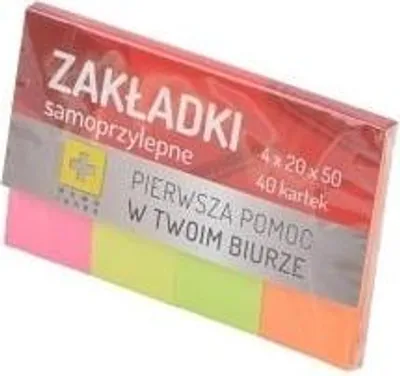 Obrázok produktu pre Samolepiace bločky 20x50mm Mix 4x40ks.