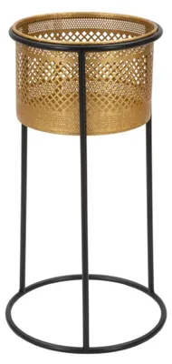 Immagine prodotto di Mauro Ferretti portafiori singolo Ø 25x50 cm oro nero