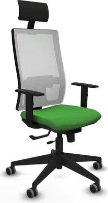 Immagine prodotto di Sedia da ufficio con poggiatesta Piqueras y Crespo 1D066G1 verde