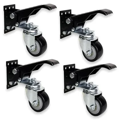 Produktbild von Höhenverstellbare Räder 4er Set 65mm für Hobelbänke und Werkbänke