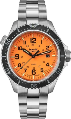 Produktbild von Traser Herrenuhr TS-109381 silber