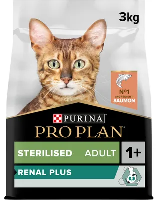 Productafbeelding van Purina Sterilised, Volwassen dier, Zalm, 3 kg