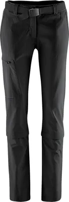 Produktbild von Hose elastsch schnelltrocknen Arolla Zip Off, Farbe:Black Größe:24
