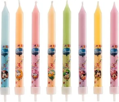 Produktbild von Tortenkerzen bunt Mickey und Freunde 9cm