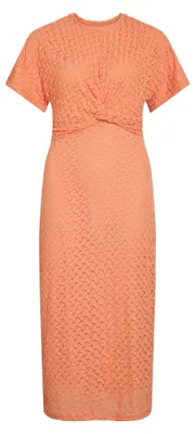 Produktbild von VILA Kurzarm Midikleid mit Knotendetail und Textur Größe: M