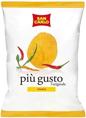 Produktbild von 10x San Carlo più gusto Vivace Chips Patatine Kartoffelchips gesalzen 50g chips