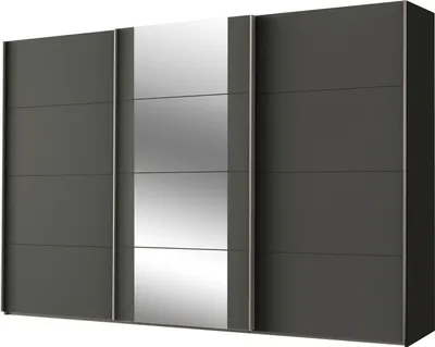 Produktbild von Schwebetürenschrank Bern Kleiderschrank Ausführung wählbar,Graphit,313x64x210cm