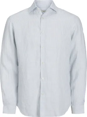 Produktbild von Jack & Jones Parker Linen Stripe   Weiss - Große XXL