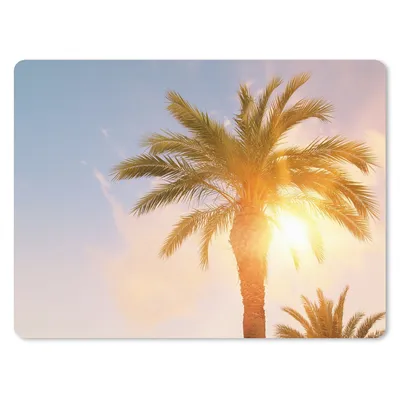 Produktbild von MuchoWow® Mauspad Mousepad Palme - Sommer - Sonne - Tropisch 23x19 cm - Mousepads - Maus Mat - Pad - Mausunterlage - Schreibtischunterlage - Mauspad