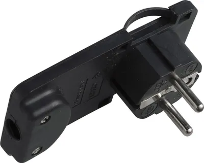 Immagine prodotto di Microconnect PESCHPLUG-B Adattatore per spina elettrica tipo F Nero