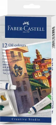 Zdjęcie produktu dla Farby olejne Creative Studio 12 kolorów x 9 ml