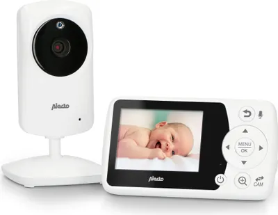 Produktbild von Alecto Babyphone DVM-64 mit Kamera 2,4" Weiß